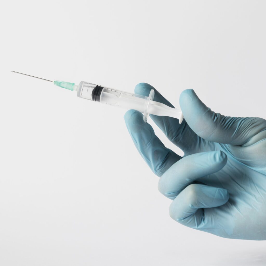 Behandlungsbild einer Injektion